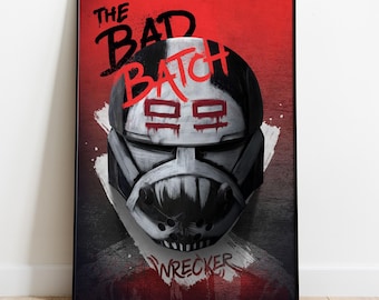 Floating the Bad Batch Sign - 3D Printed - Display - Gift - Impossible ...