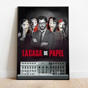 La Casa de Papel Poster, Wall Art, TV Series Print, TV Show Gift
