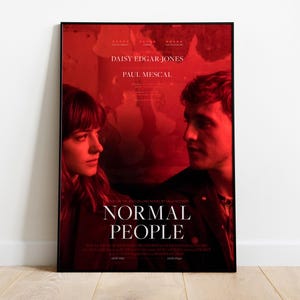 Poster Normal People, kunst aan de muur, print tv-serie, tv-showcadeau