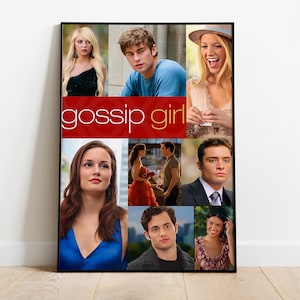 Gossip Girl Poster, Wall Art, TV Series Print, TV Show Gift