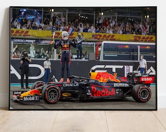 Max Verstappen Poster, Wandkunst, TV-Serie Geschenk
