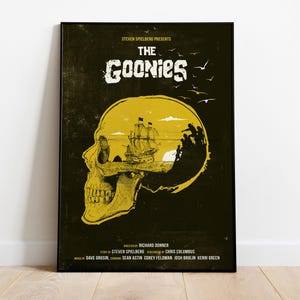 The Goonies Poster, Wall Art, Movie Print, Gift for Film Fans