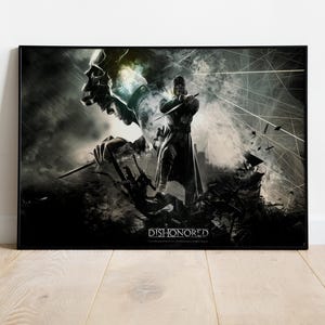 Dishonored Poster, Wall Art, Game Print, Gift for Gamers