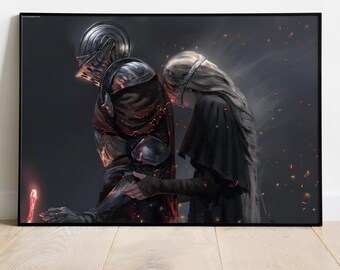 Dark Souls Poster, Wall Art, Game Print, Gift for Gamers #2