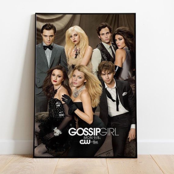 Gossip Girl Poster, Wall Art, TV Series Print, TV Show Gift - Etsy
