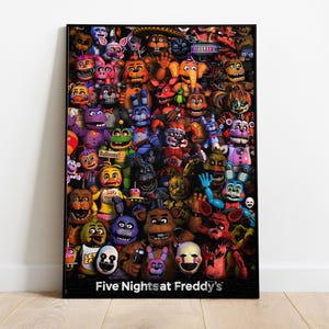 Five Nights at Freddy's Poster, Wall Art, Game Print, Gift for Gamers
