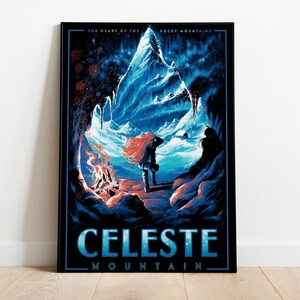 Celeste Poster, Wall Art, Game Print, Gift for Gamers #2