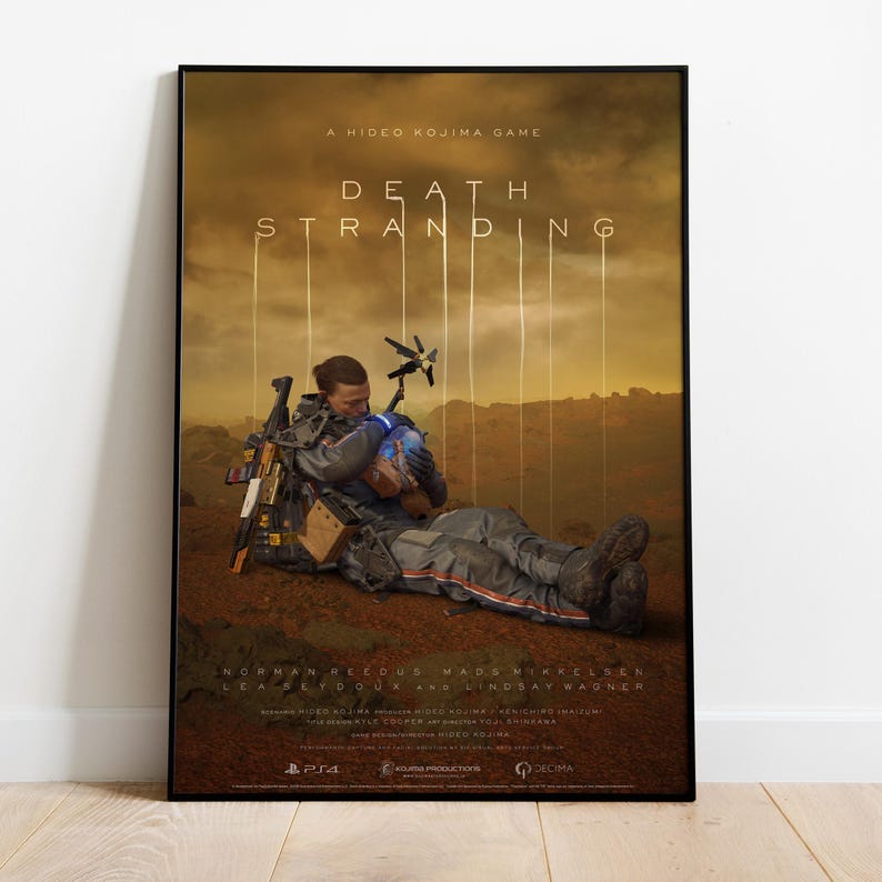 Death Stranding Poster, Wall Art, Game Print, Gift for Gamers #3 - Etsy