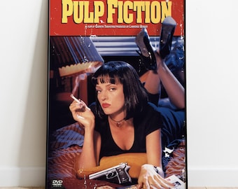 Pulp Fiction Poster, Wall Art, Movie Print, Gift for Film Fans