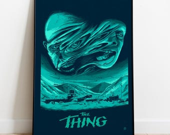 Póster de La Cosa, arte mural, lámina de película, regalo para cinéfilos n.º 2