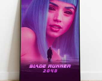 Blade Runner Poster, Wall Art, Movie Print, Gift for Film Fans
