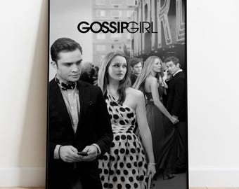 Gossip Girl Poster, Wall Art, TV Series Print, TV Show Gift - Etsy