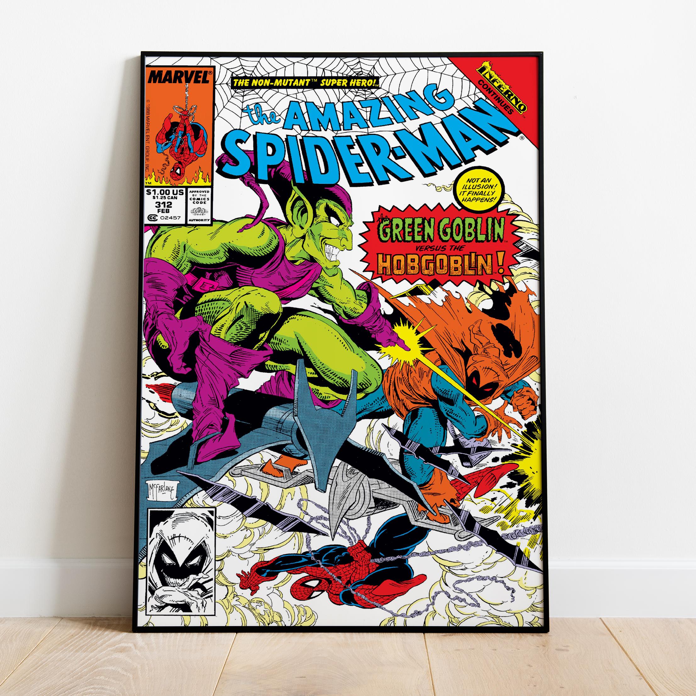 スパイダーマンコミックブックカバーポスター、ウォールアート