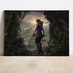 Shadow of the Tomb Raider Poster, Wall Art, Game Print, Gift for Gamers