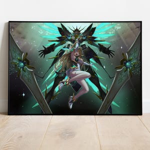 Xenoblade Chronicles Poster, Wall Art, Game Print, Gift for Gamers