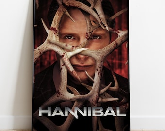 Hannibal Poster, Wall Art, TV Series Print, TV Show Gift