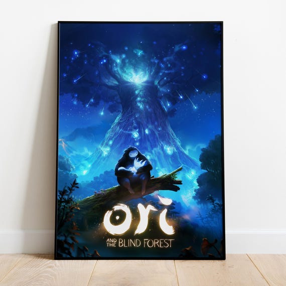 Ori and the Blind Forest Poster, Wall Art, Game Print, Gift for