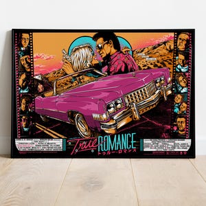 True Romance Poster, Wall Art, Movie Print, Gift for Film Fans