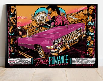 True Romance Poster, Wandkunst, Film, Geschenk für Filmfans