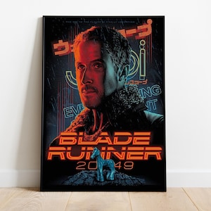 Blade Runner Poster, Wall Art, Movie Print, Gift for Film Fans #2
