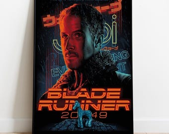 Blade Runner Poster, Wall Art, Movie Print, Gift for Film Fans #2