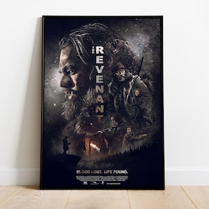 The Revenant Poster, Wall Art, Movie Print, Gift for Film Fans
