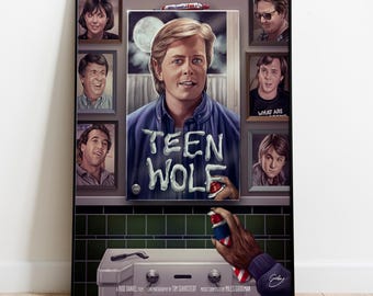 Teen Wolf Poster, Wall Art, TV Series Print, TV Show Gift