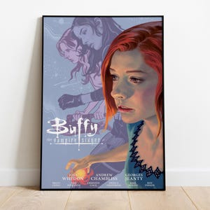 Buffy the Vampire Slayer Poster, Wall Art, TV Series Print, TV Show Gift