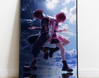 Kingdom Hearts Poster, Wall Art, Game Print, Gift for Gamers