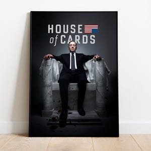 Poster di House of Cards, arte murale, stampa di serie TV, regalo di serie TV