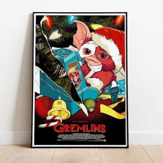 Gremlins Poster, Wall Art, Movie Print, Gift for Film Fans #2 - Etsy