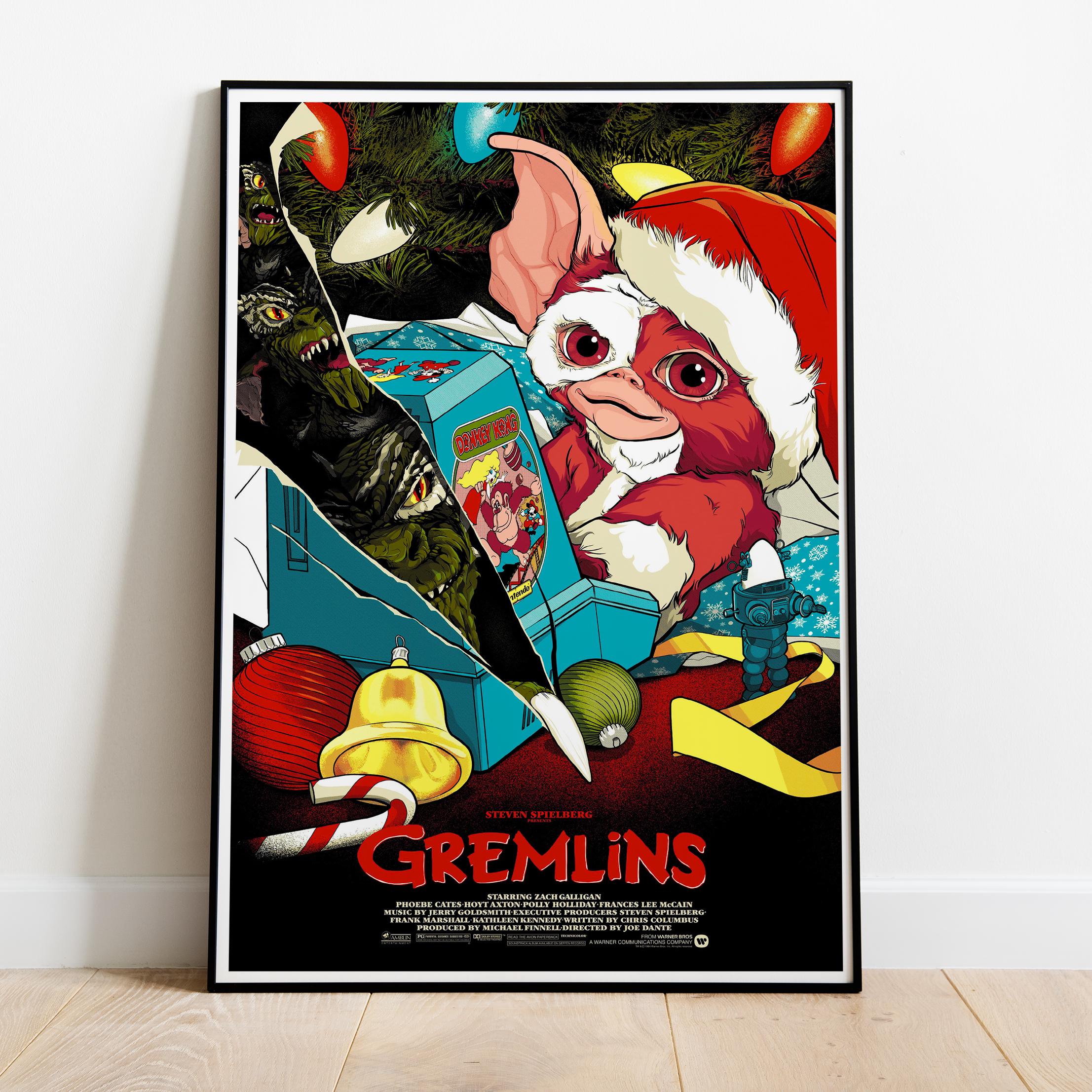 Gremlins Poster, Wall Art, Movie Print, Gift for Film Fans #2 - Etsy