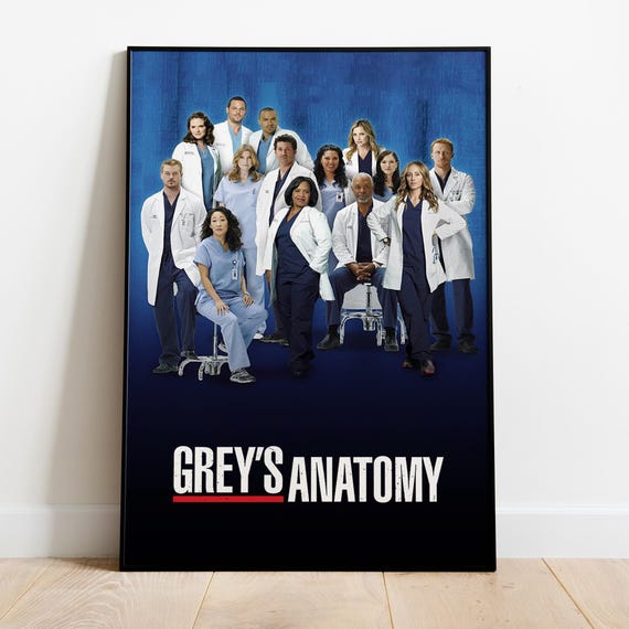 grey's anatomyページ Grey's Anatomy Poster, Wall Art, TV Series Print, TV Show Gift - Etsy