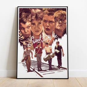 Stand by Me Poster, Wall Art, Movie Print, Gift for Film Fans
