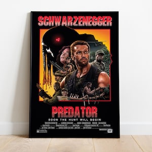 Predator Poster, Wall Art, Movie Print, Gift for Film Fans
