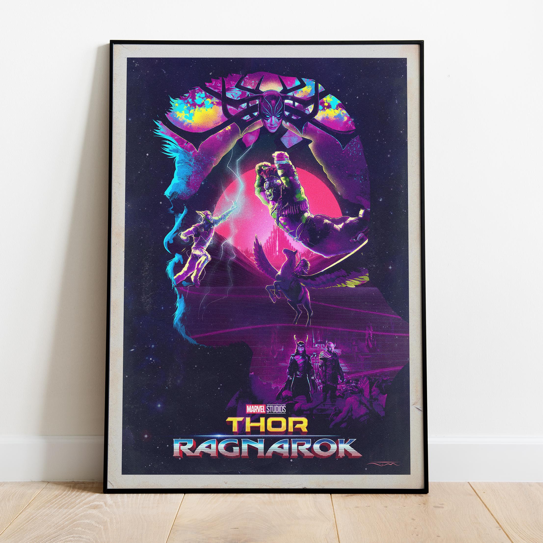 Thor Ragnarok Poster, Wall Art, Movie Print, Gift for Film Fans - Etsy