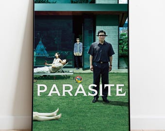 Parasite Poster, Wall Art, Movie Print, Gift for Film Fans