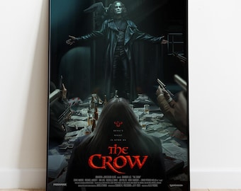 The Crow Poster, Wall Art, Movie Print, Gift for Film Fans