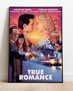 True Romance Poster, Wall Art, Movie Print, Gift for Film Fans - Etsy