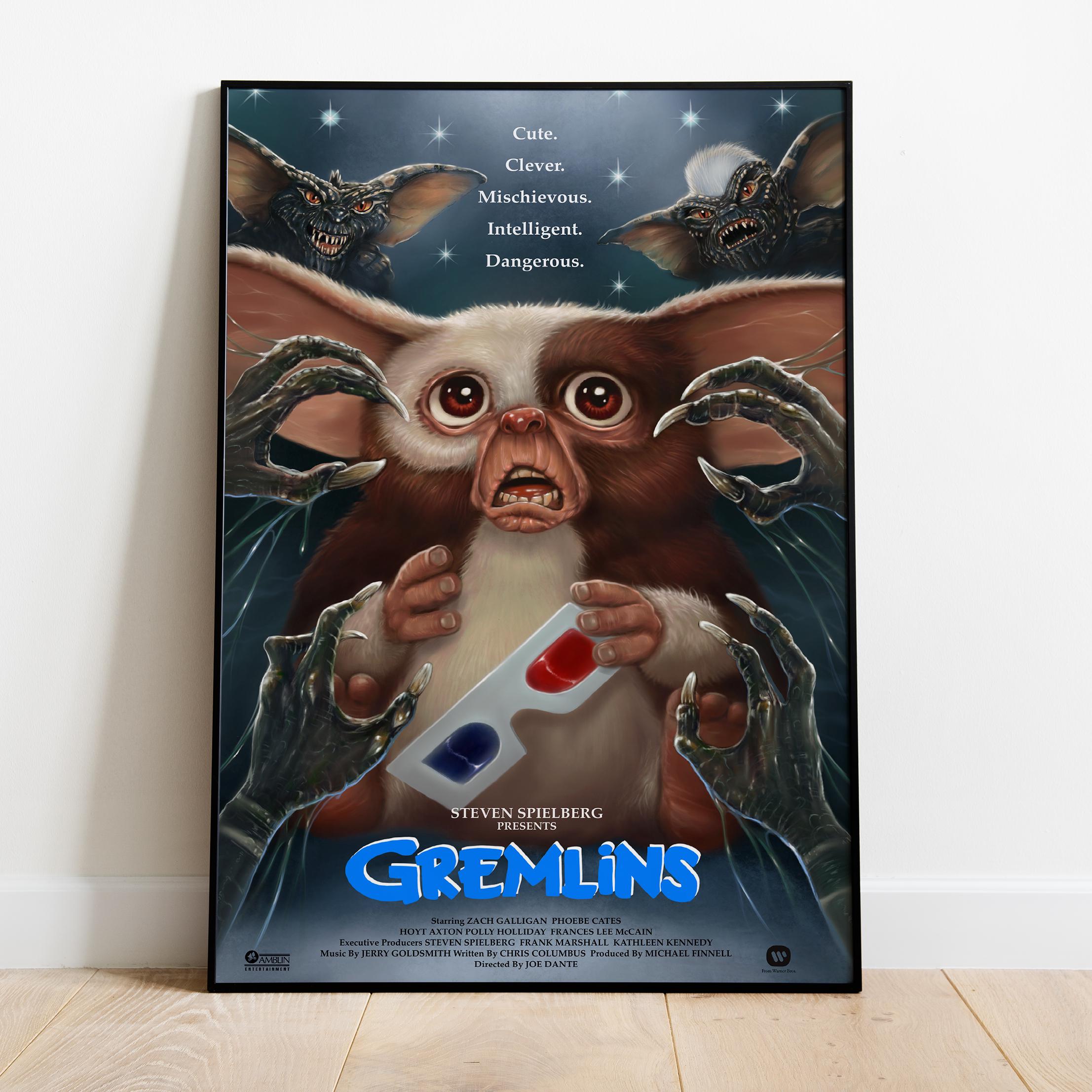 Gremlins Poster, Wall Art, Movie Print, Gift for Film Fans #2 - Etsy