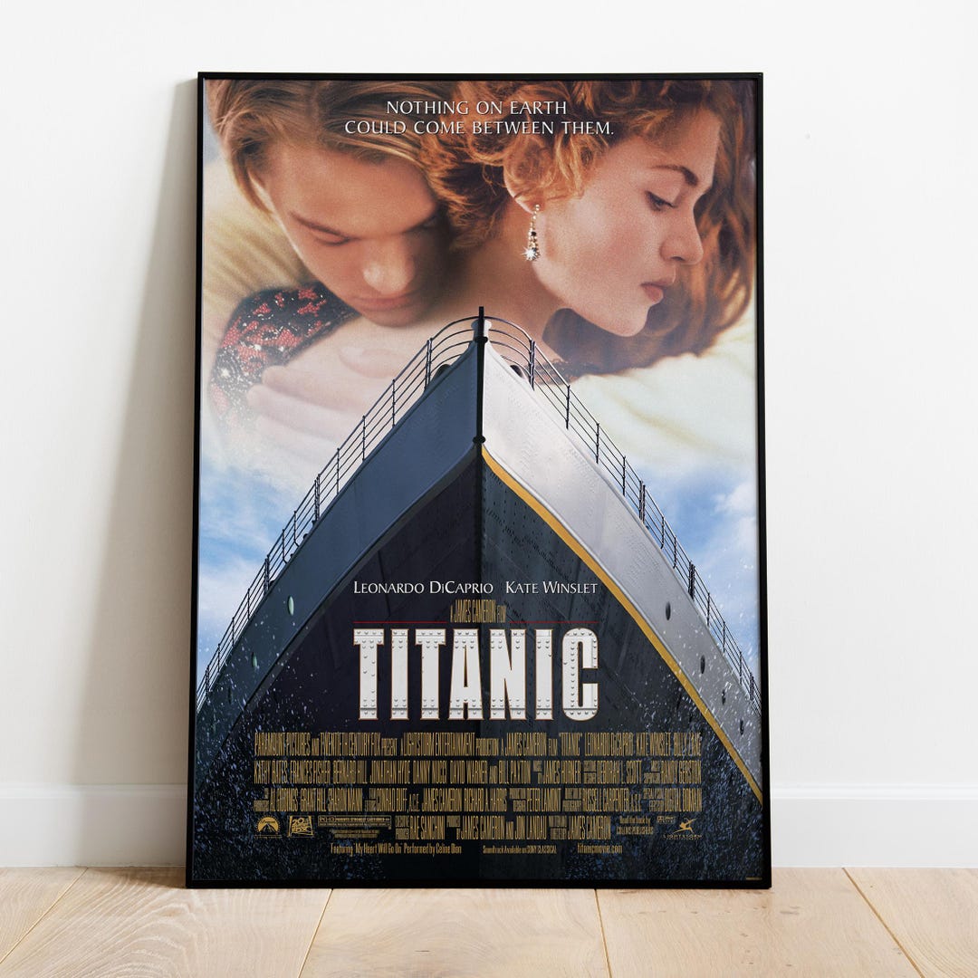 Titanic Poster, Wall Art, Movie Print, Gift for Film Fans - Etsy