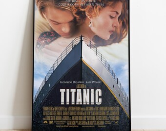 Plakat Titanic, grafika ścienna, wydruk filmowy, prezent dla fanów filmu