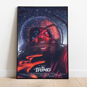 The Thing Poster, Wall Art, Movie Print, Gift for Film Fans