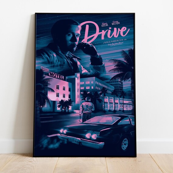 Drive Poster, Wall Art, Movie Print, Gift for Film Fans #2 - Etsy