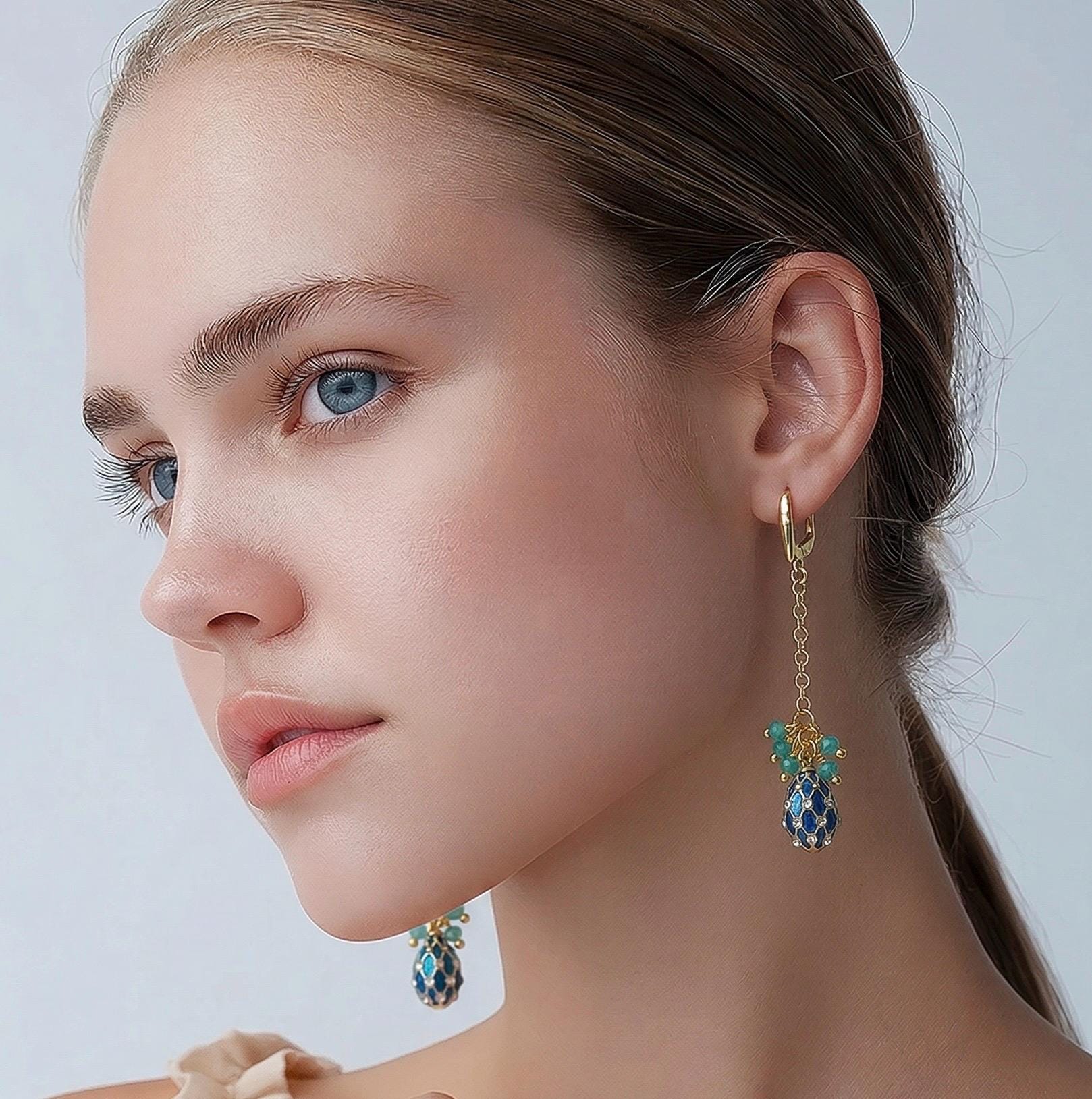 Boucles d'oreilles Faberge pour Femme - Vestiaire Collective