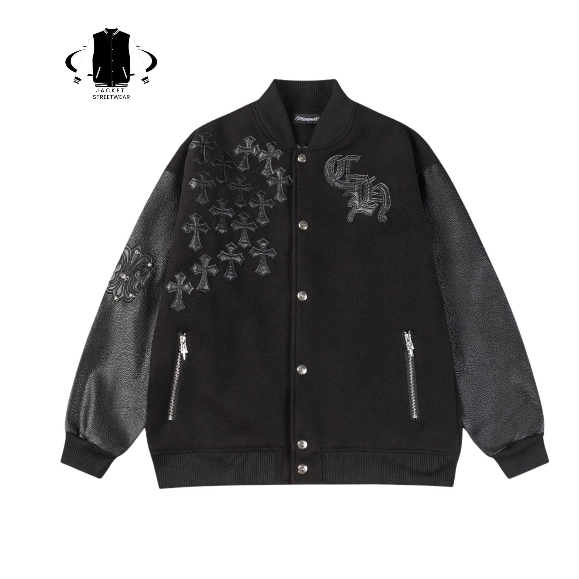 Chrome hearts varsity jacket hotsell
