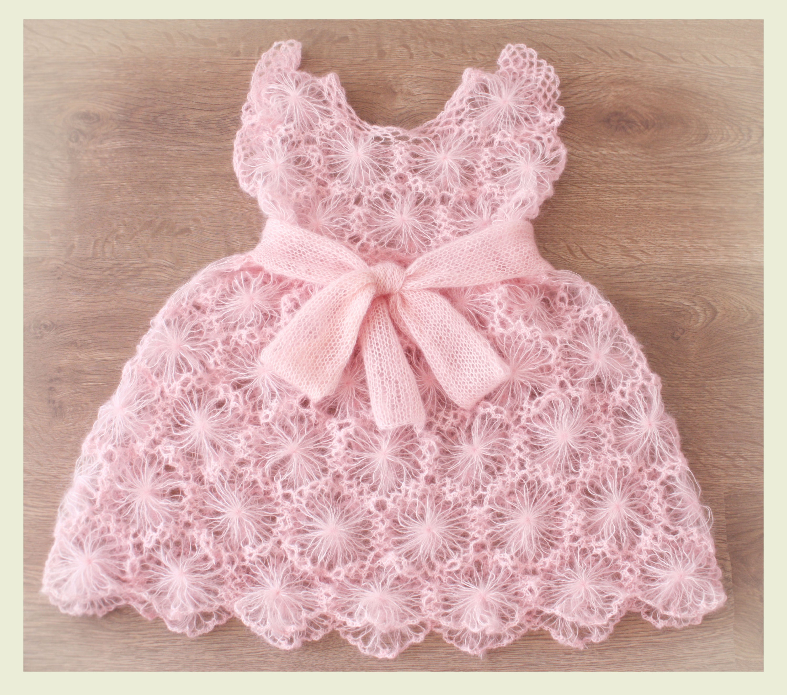 Crochet Pattern Kid Mochair Dress No 56