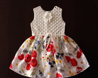 Crochet  Dress  PDF Pattern No 98