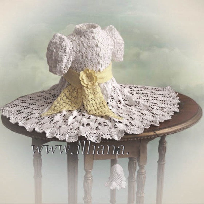 Baby Dress Crochet Pattern / Victorian image 1