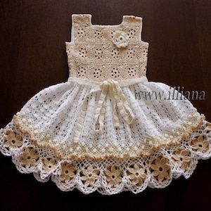 Robe au crochet. Patron PDF. Non 85